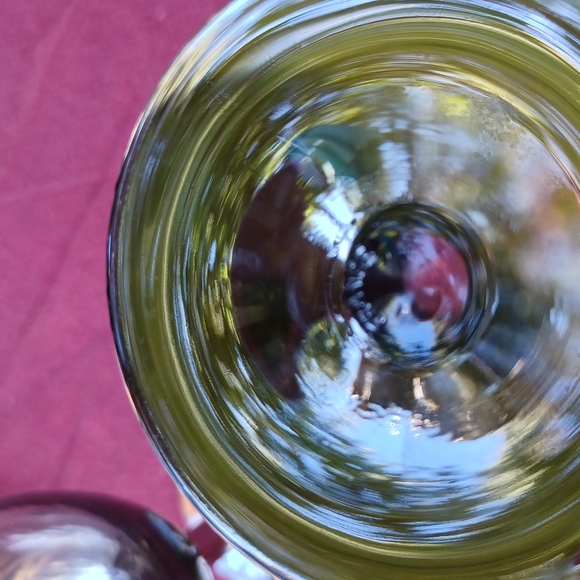 Two clear to Silver Fade small wine glasses - Picture 4 of 6